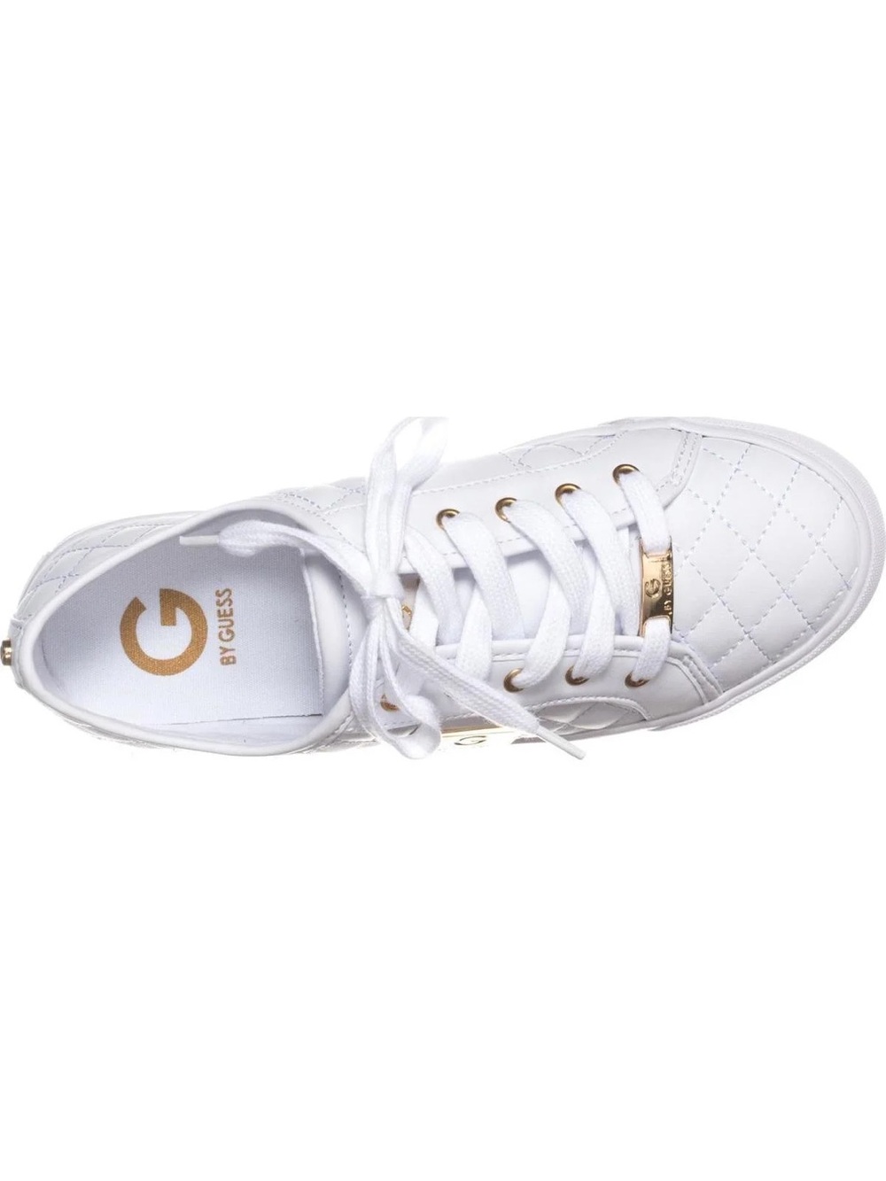 Ladies G is for Guess BACKER2 Quilted Tennis Shoes Size 7.5M - Picture 1 of 8